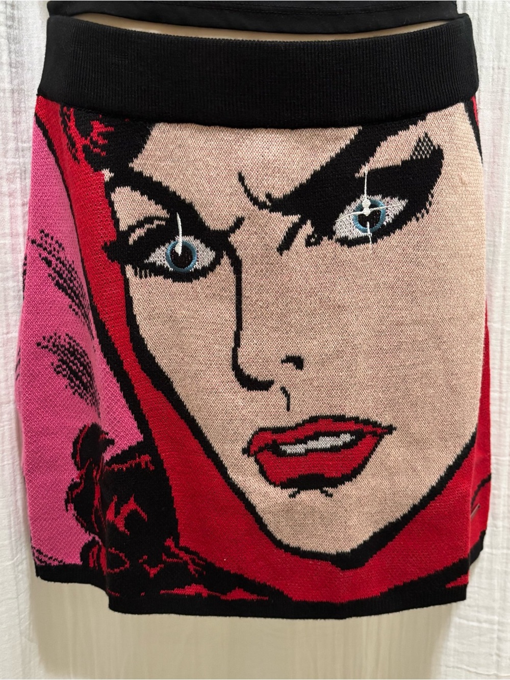 Teddy Fresh X Marvel Scarlet Witch Knit Skirt Size Medium Rare New With Tags